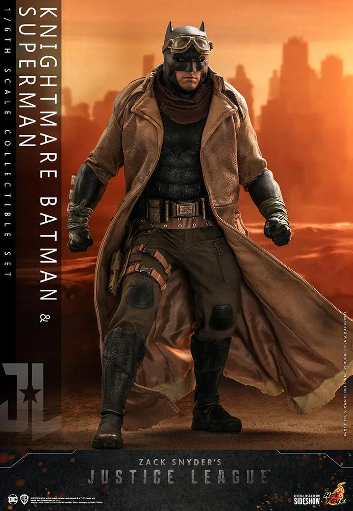 Hot Toys Movie Masterpiece 1/6 Scale Figure - Zack Snyder's Justice League - Knightmare Batman and Superman