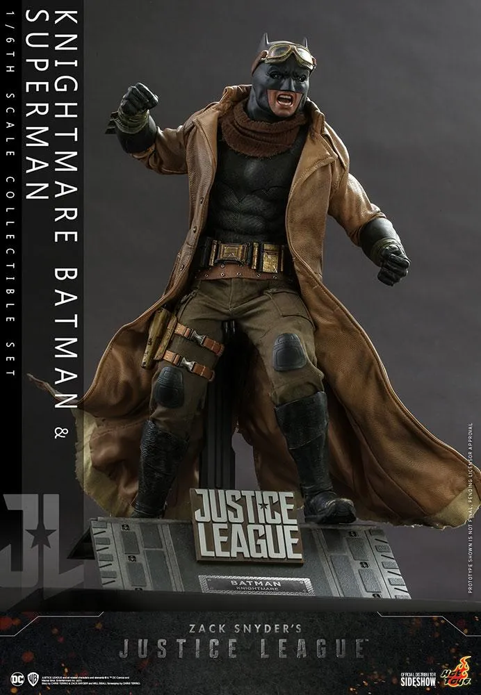 Hot Toys Movie Masterpiece 1/6 Scale Figure - Zack Snyder's Justice League - Knightmare Batman and Superman