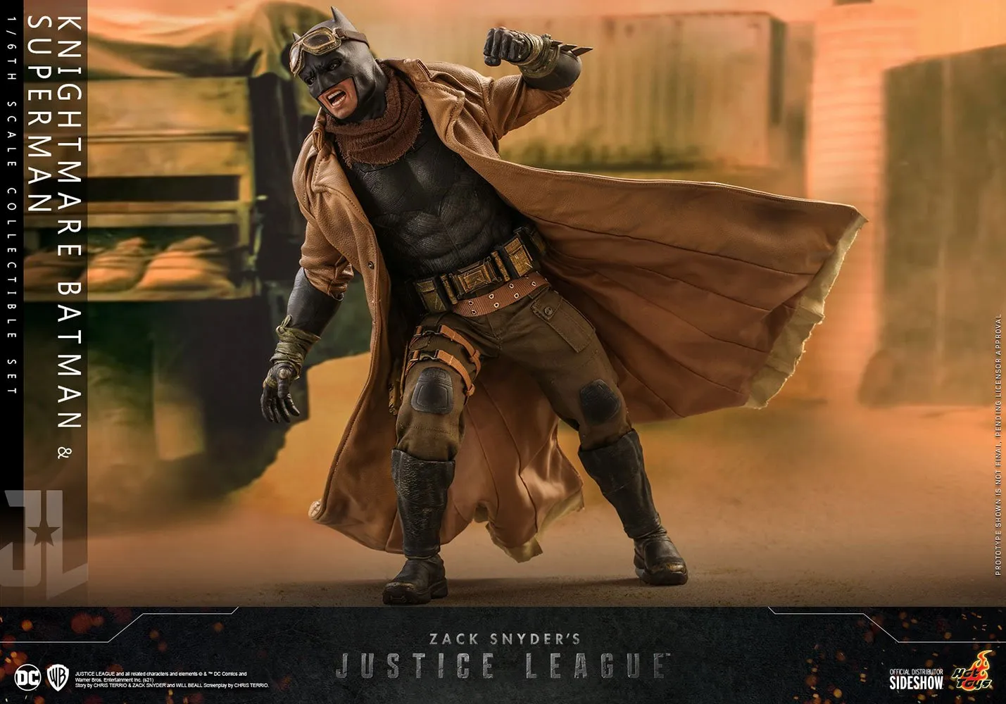 Hot Toys Movie Masterpiece 1/6 Scale Figure - Zack Snyder's Justice League - Knightmare Batman and Superman