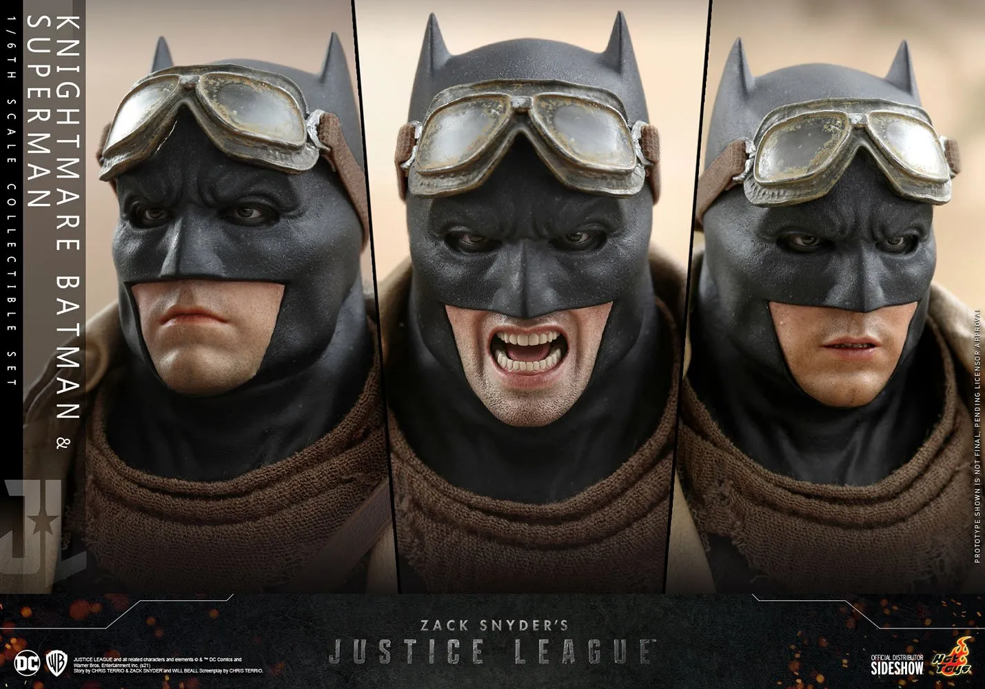 Hot Toys Movie Masterpiece 1/6 Scale Figure - Zack Snyder's Justice League - Knightmare Batman and Superman