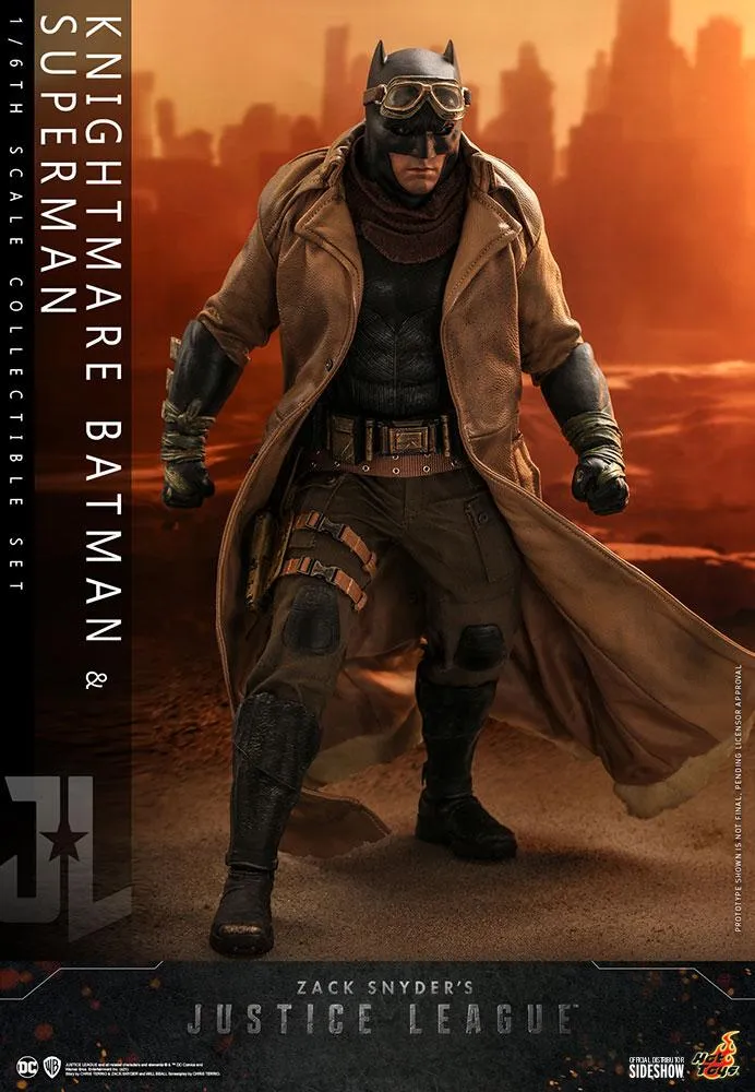 Hot Toys Movie Masterpiece 1/6 Scale Figure - Zack Snyder's Justice League - Knightmare Batman and Superman