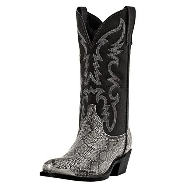Lander Unisex Iron Head High Heel Boots