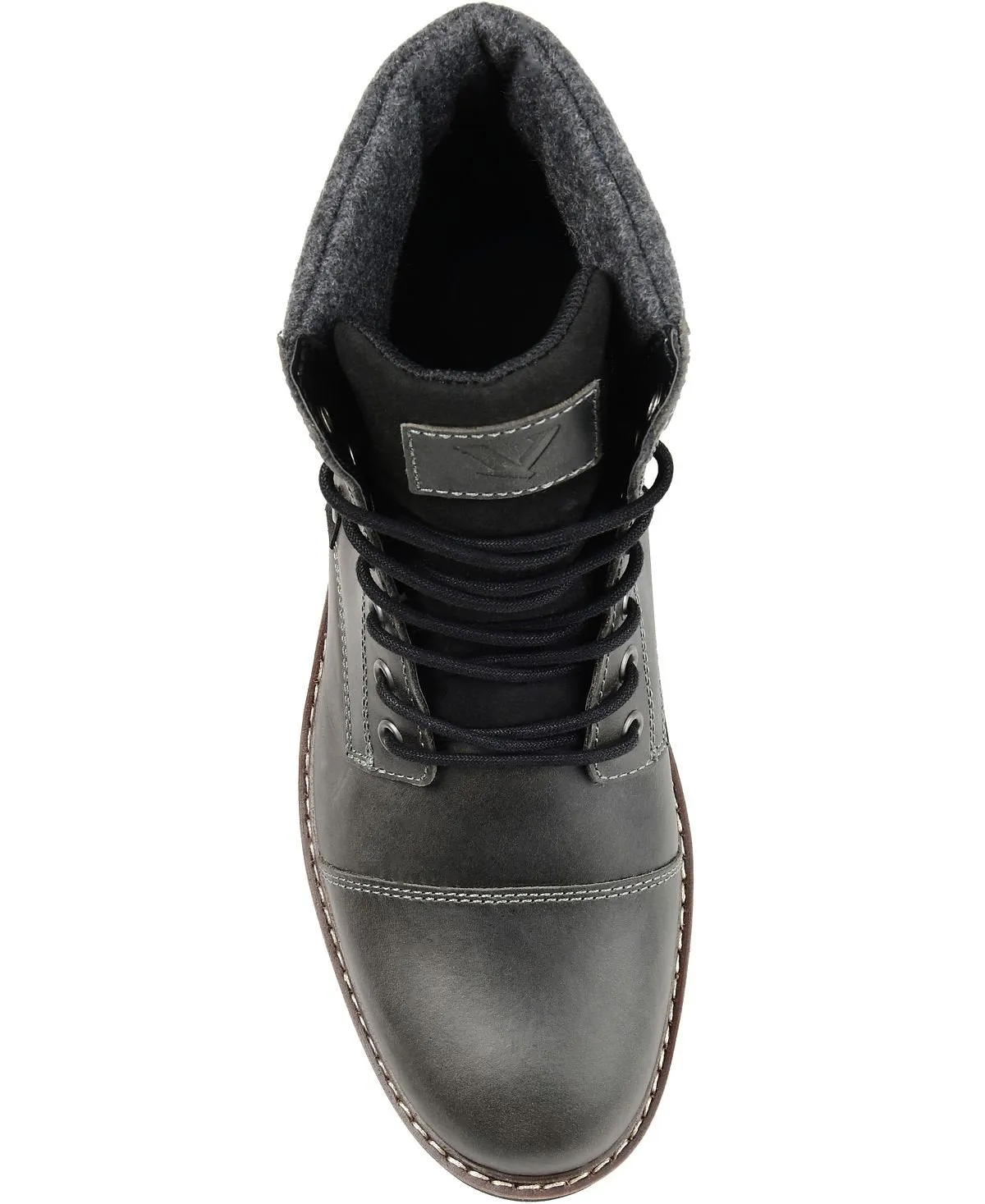 Men's ankle boots yukon cap toe Territory, brown