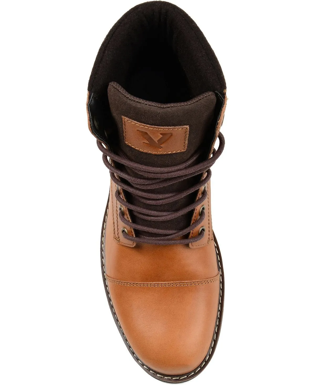 Men's ankle boots yukon cap toe Territory, brown