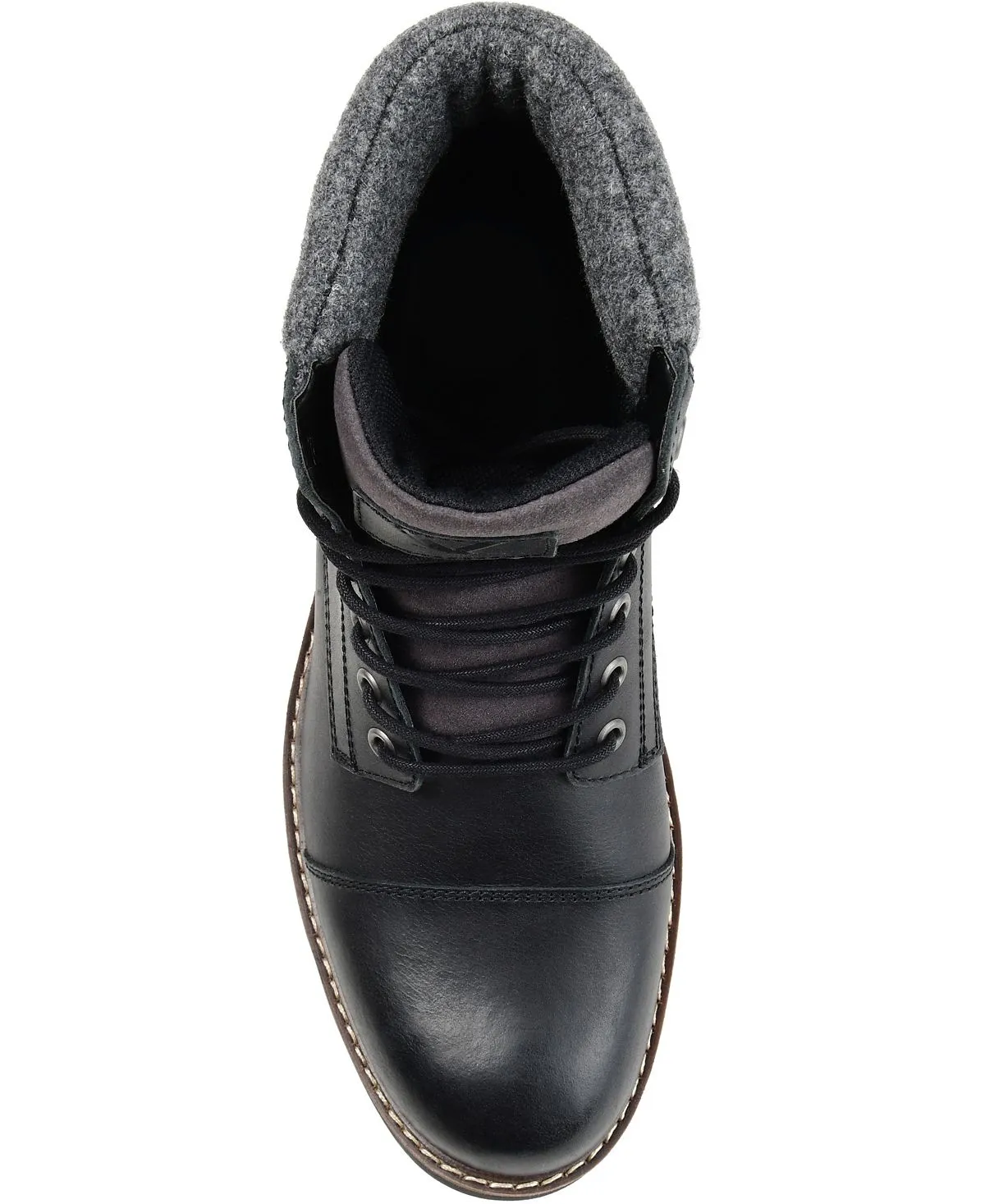 Men's ankle boots yukon cap toe Territory, brown