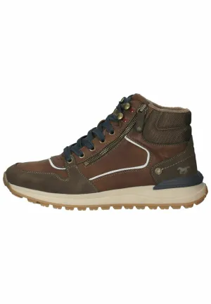 Mustang lace-up boots, brown