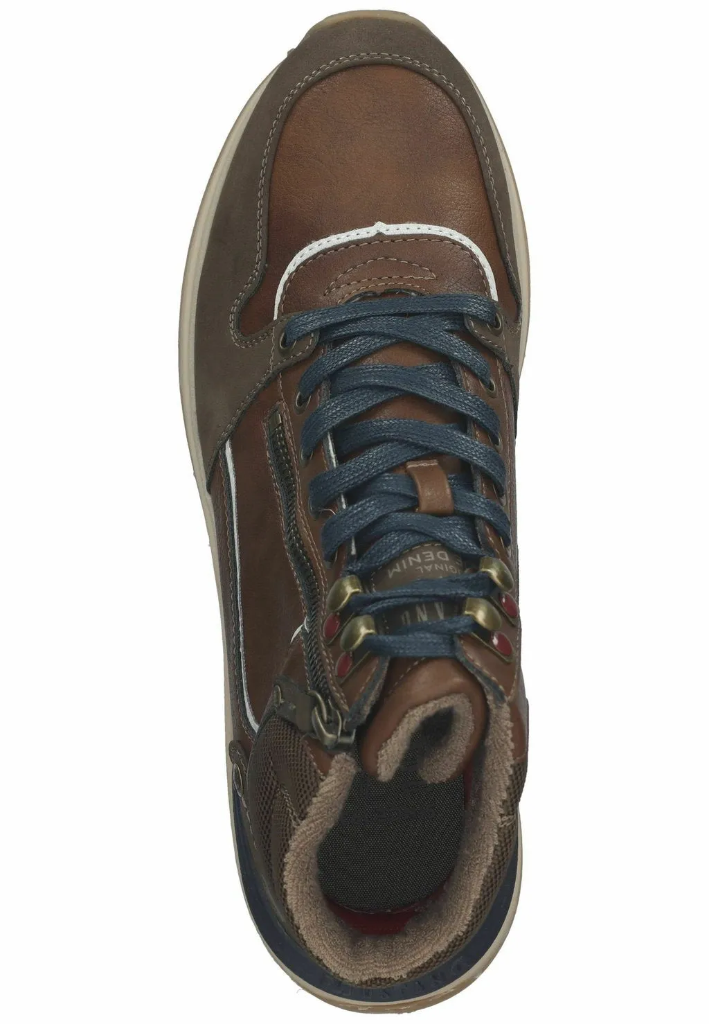 Mustang lace-up boots, brown