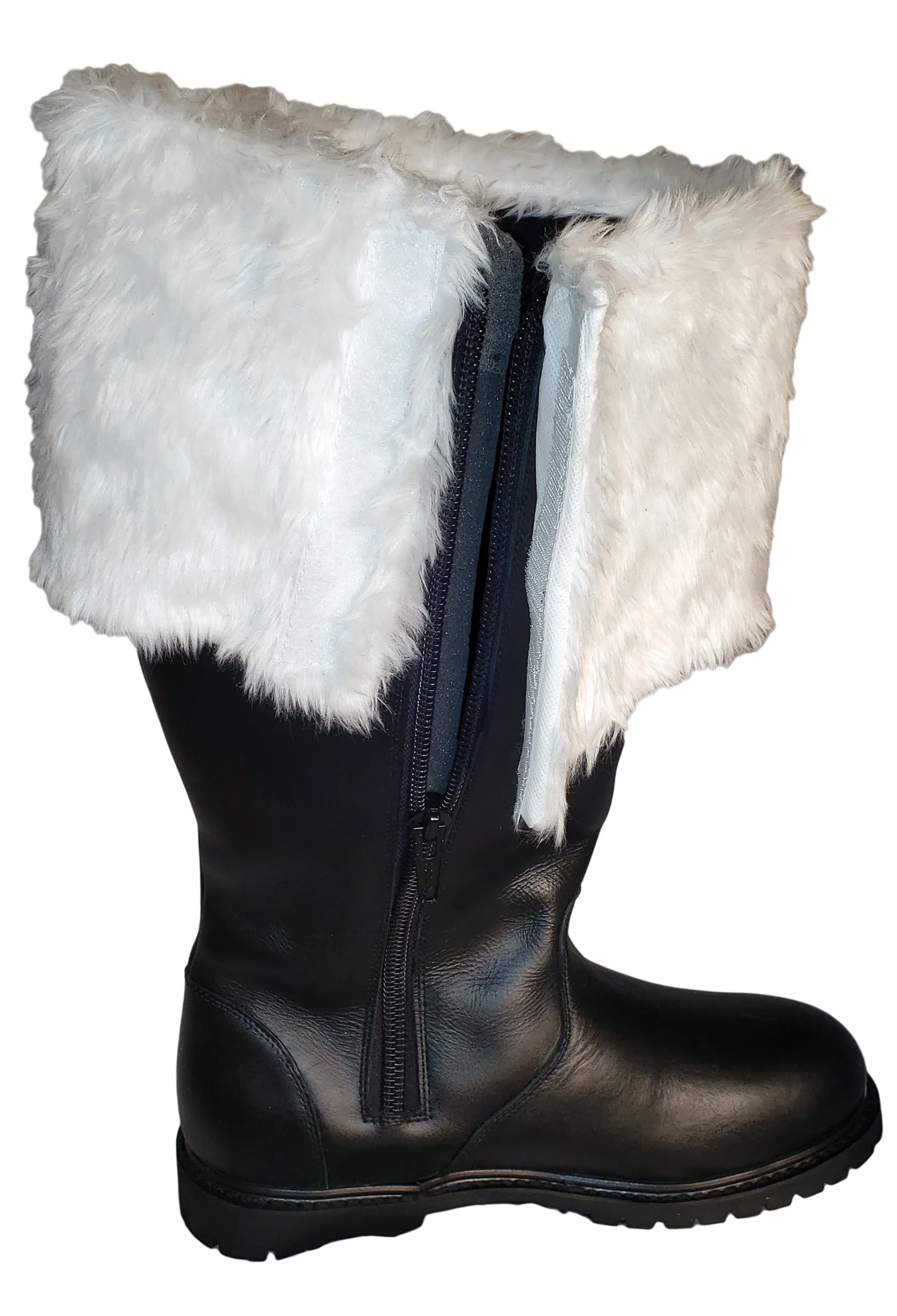 Santa Boot / Genuine Leather Professional Santa Boots / Wide Calf / Wide Width