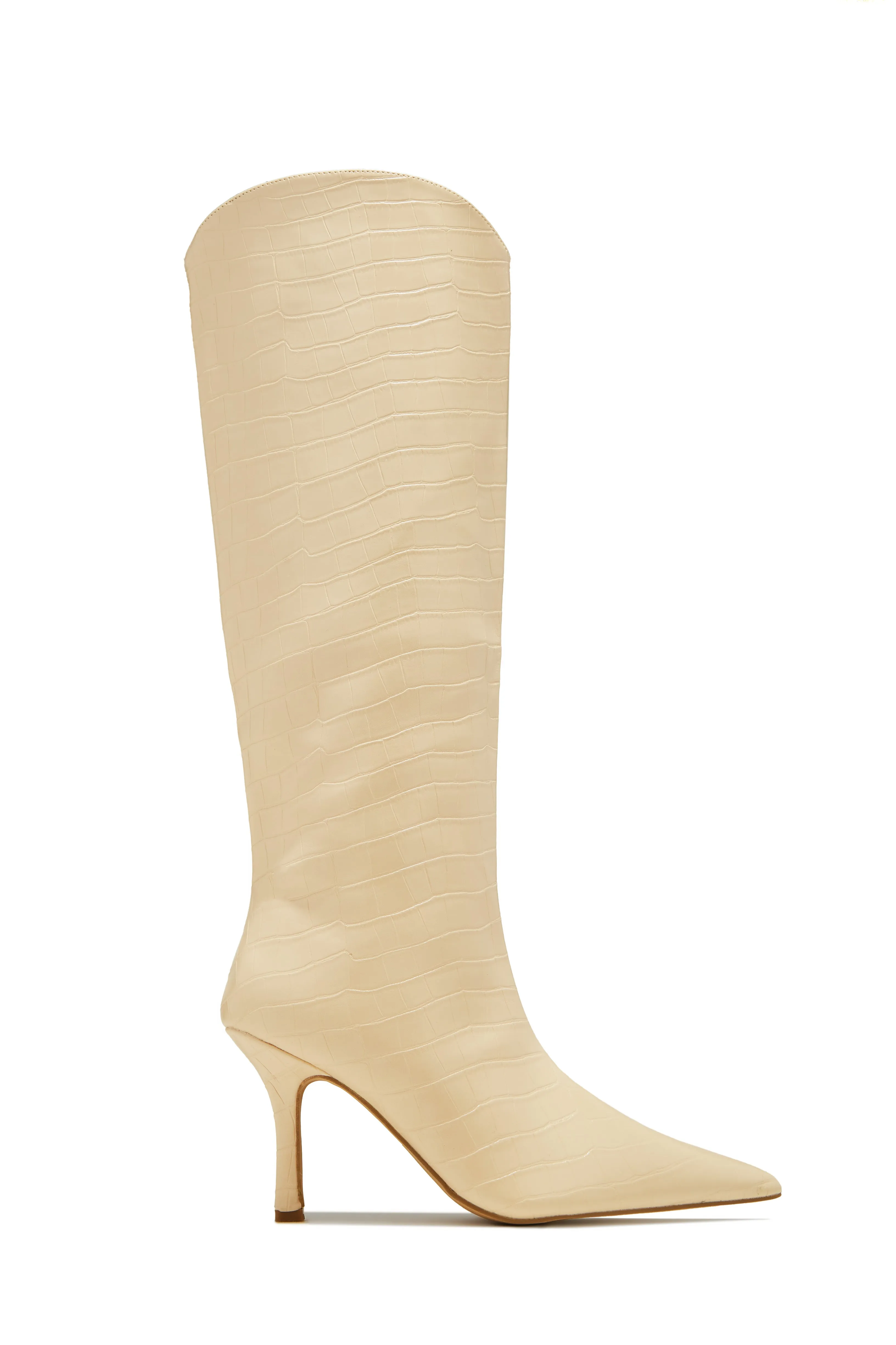 Shyla Knee High Boots - Leopard